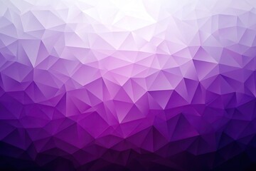 Abstract low polygon shaped background with a purple and white gradient captured from a high angle, gradient, shapes, geometric, digital, triangles, high angle,abstract, low polygon, purple