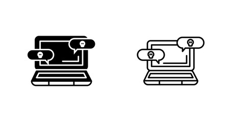 Infected Message Vector Icon