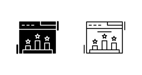 Ranking Vector Icon