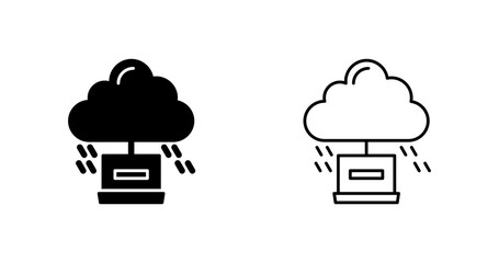 Cloud Computing Vector Icon