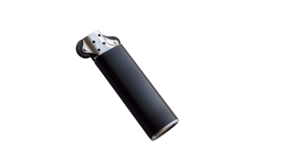 Lighter on transparent background