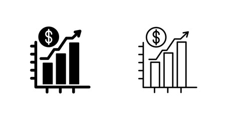 Chart Up Vector Icon