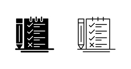 Survey Checklist Vector Icon