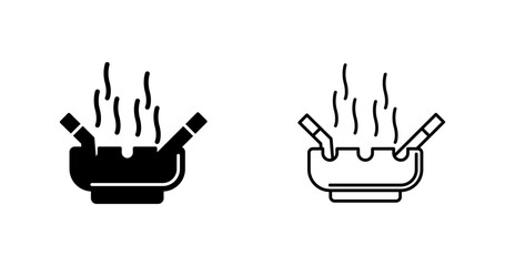 Ashtray Vector Icon