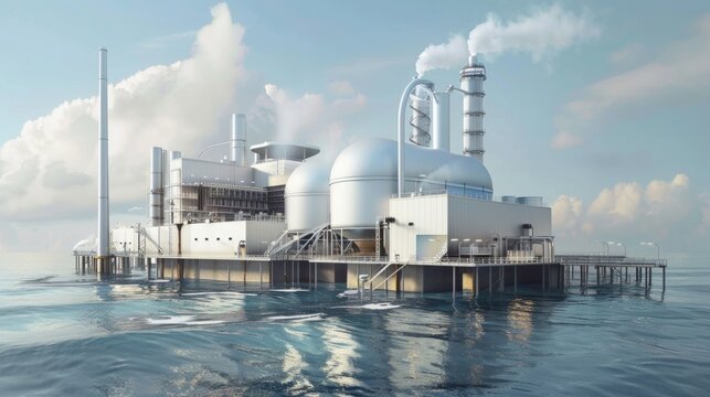 Innovative ocean thermal energy conversion OTEC power plant