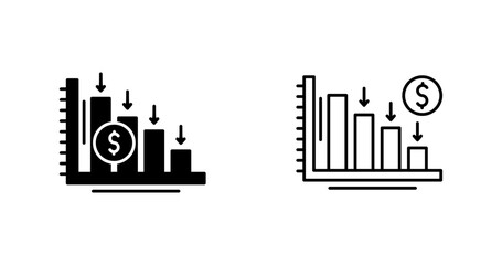 Obraz premium Loss Vector Icon