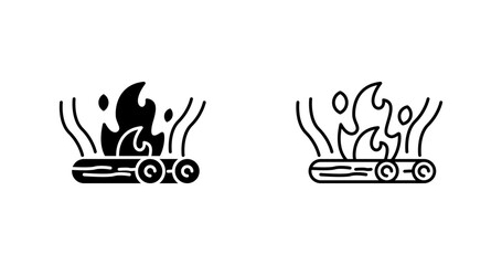 Bonfire Vector Icon