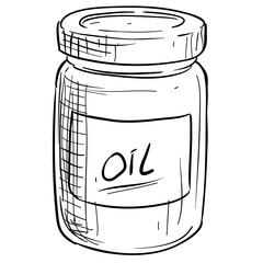 oil paint handdrawn illustration