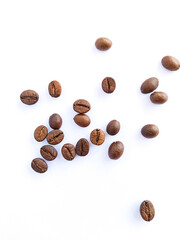 Coffee bean isolated on white background