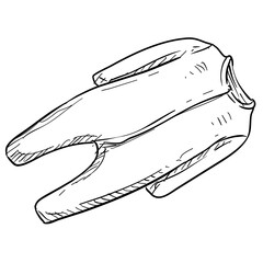 baby sleepwear handdrawn illustration