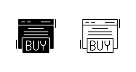 Obraz premium Buy Vector Icon