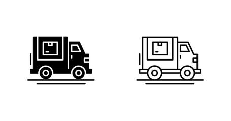 Delivery Truck Vector Icon