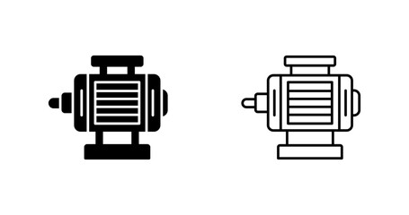 ELectric Motor Vector Icon