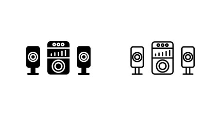Sound System Vector Icon