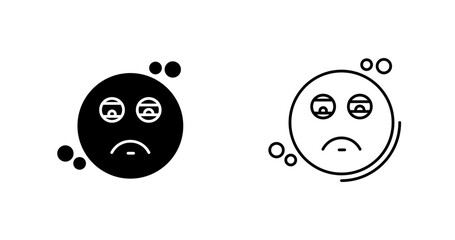 Tired Vector Icon