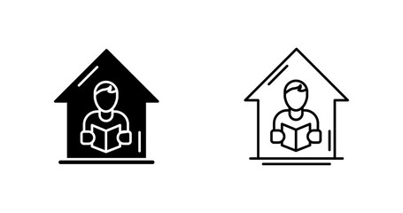 Home Learning Vector Icon