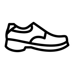 Shoes icon in outline style