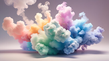 Fototapeta premium background with clouds