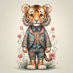 tiger in fairy tale