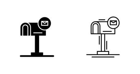 Mail Box Vector Icon