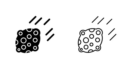 Asteroid Vector Icon