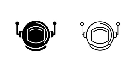 Astronaut Helmate Vector Icon © JM Graphics