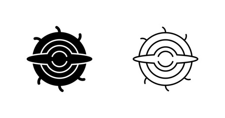 Black Hole Vector Icon