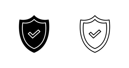 Obraz premium Shield Vector Icon