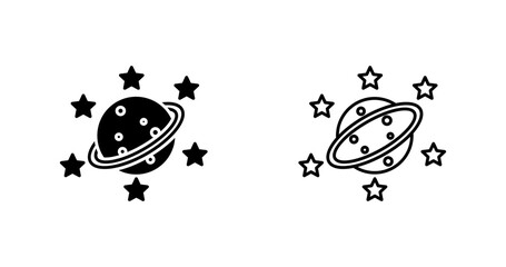 Saturn Vector Icon © JM Graphics