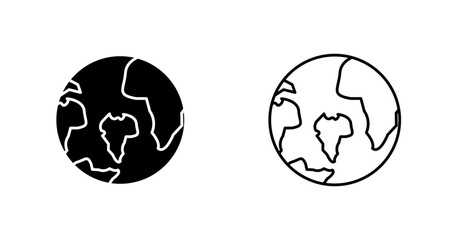 Fototapeta premium World Vector Icon