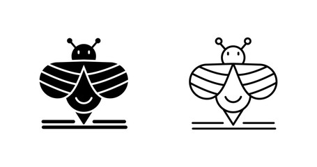 Bee Vector Icon