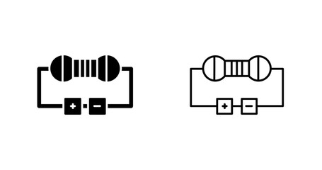 Resistor Vector Icon