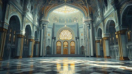 Obraz premium Beautiful banquet hall architecture captured in stylish and modern design images