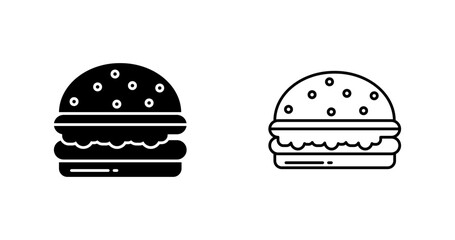Burger Vector Icon