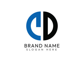 CD letter logo, CD monogram logo