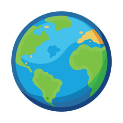 Earth Outline Drawing Design Vector Illustration Clipart Eps