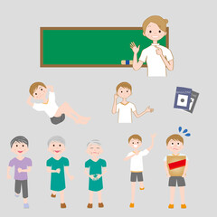 老人ホーム、施設素材