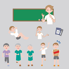 老人ホーム、施設素材