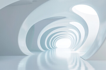 Obraz premium Futuristic 3D Virtual Space Background