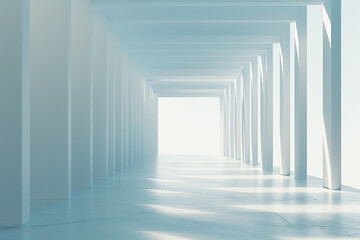 Fototapeta premium Futuristic 3D Virtual Space Background