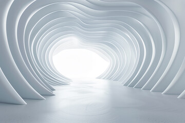 Naklejka premium Futuristic 3D Virtual Space Background