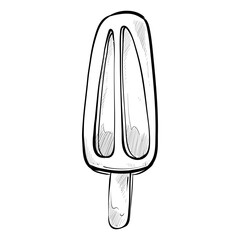 ice cream handdrawn illustration