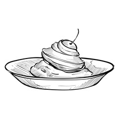 ice cream handdrawn illustration