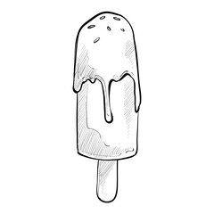 ice cream handdrawn illustration