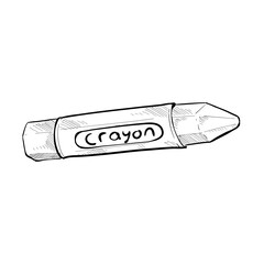 crayon handdrawn illustration