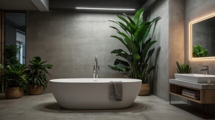 modern bathroom interior