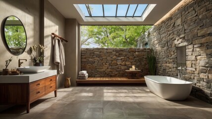 Fototapeta premium interior of a bathroom