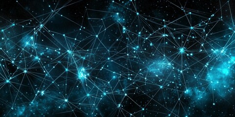 Abstract Network in Space.
