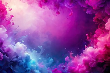 vibrant, Abstract viva magenta background with copy space asymmetrically designed featuring vibrant shades of pink and purple adding a modern and artistic touch to any visual project