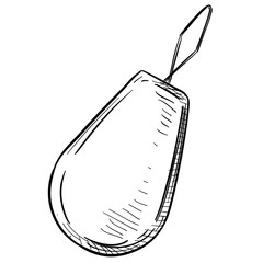 needle threader handdrawn illustration